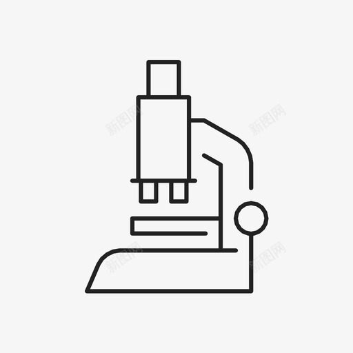 显微镜科学技术图标svg_新图网 https://ixintu.com 技术 显微镜 科学