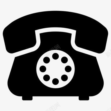 旧电话旋转电话电话图标图标