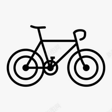 自行车山地自行车运动图标图标