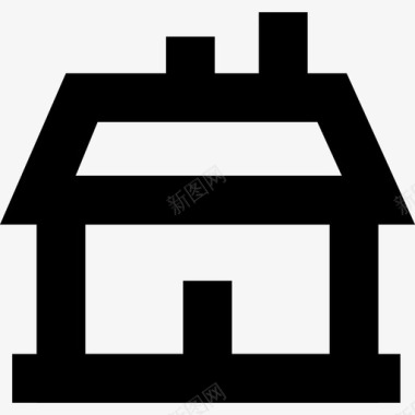 大楼公寓家庭住宅图标图标
