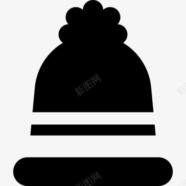 羊毛帽子时尚四季图标图标