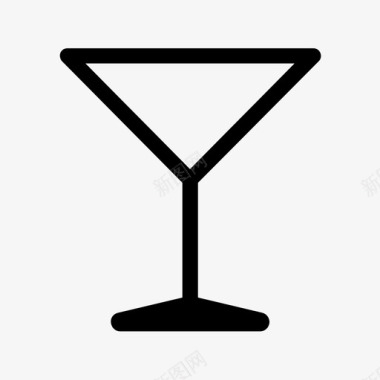 鸡尾酒杯酒吧饮料图标图标