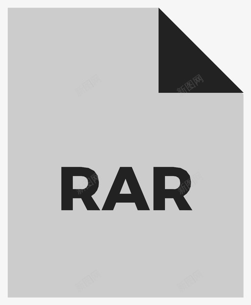rar压缩扩展图标svg_新图网 https://ixintu.com rar 压缩 扩展 文件 格式 类型