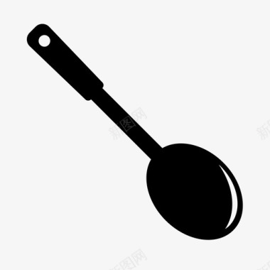 勺子厨房工具厨房用具图标图标