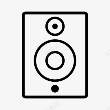 扬声器音频舞蹈图标图标