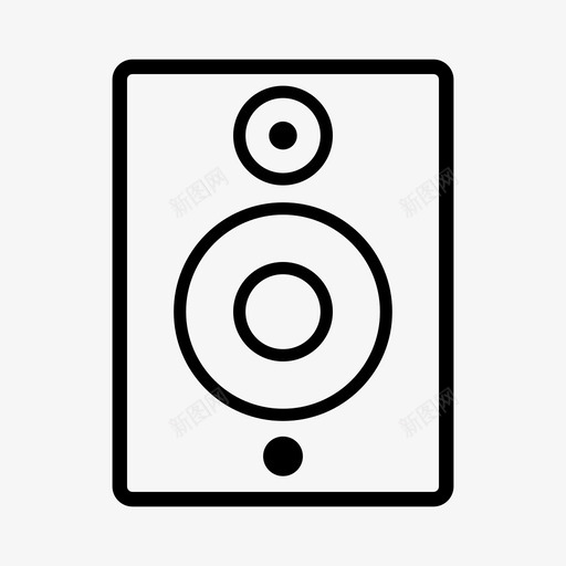 扬声器音频舞蹈图标svg_新图网 https://ixintu.com dj dj和音乐设备 扬声器 舞蹈 音乐 音频