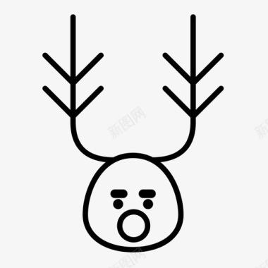 驯鹿圣诞驯鹿圣诞套装6图标图标