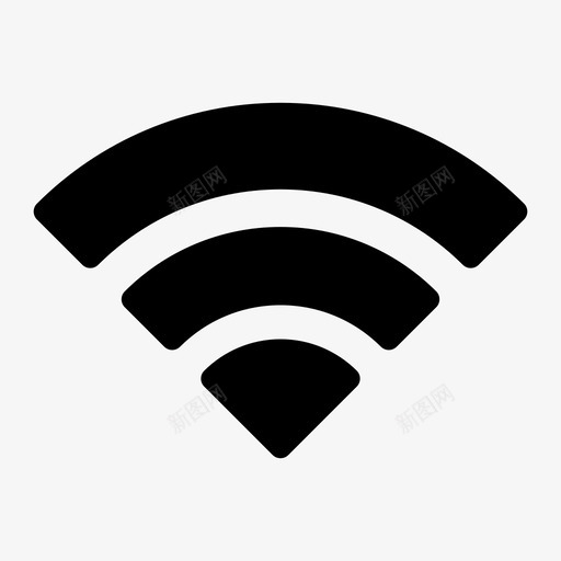 wifi通信互联网图标svg_新图网 https://ixintu.com wifi 互联网 信号 塔台 通信