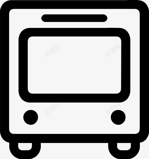 公共汽车客车车辆图标svg_新图网 https://ixintu.com 公共汽车 客车 车辆
