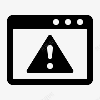 web警告警告浏览器网站图标图标