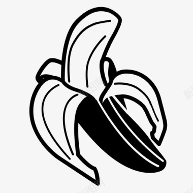 香酥香蕉片香蕉香蕉皮香蕉片图标图标