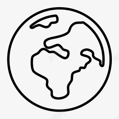 全球地球全球网络图标图标