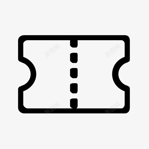 我的票证iconsvg_新图网 https://ixintu.com 我的票证icon