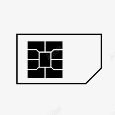 是卡手机simcard图标图标