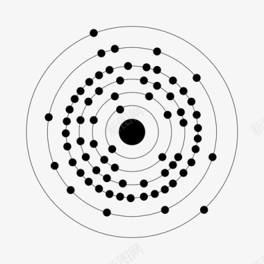 072铪铪化学金属图标图标