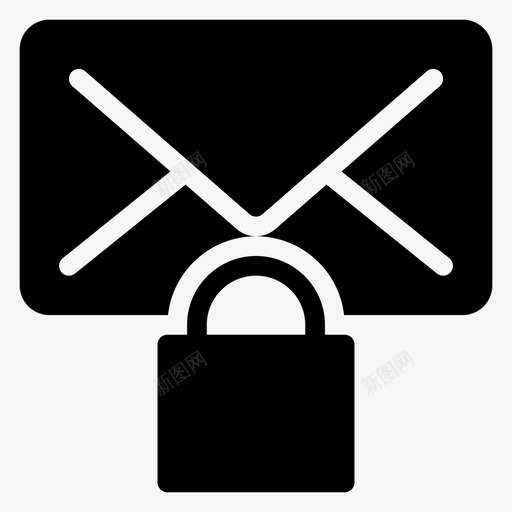 电子邮件信封信件图标svg_新图网 https://ixintu.com 信件 信封 消息 电子邮件 短信 网络通信标志符号
