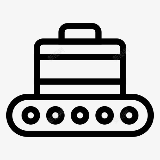 起重机袋子箱子图标svg_新图网 https://ixintu.com 包装 机械 物流配送线图标 箱子 袋子 起重机