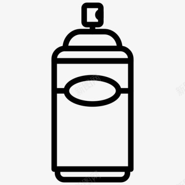 喷雾罐喷雾器艺术品图标图标