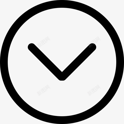 chevron down circlesvg_新图网 https://ixintu.com chevron down circle