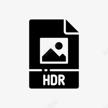 hdr文档图标图标