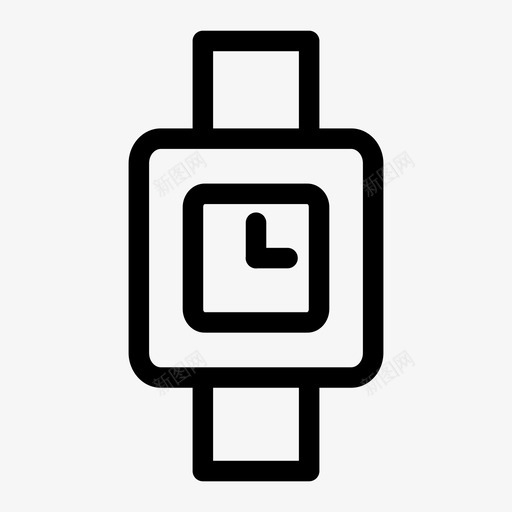 手表计时器时钟图标svg_新图网 https://ixintu.com 仪表 手表 时钟 时间 计时器