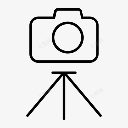 带三脚架的相机照片摄影师图标svg_新图网 https://ixintu.com 带三脚架的相机 拍摄 摄影师 照片