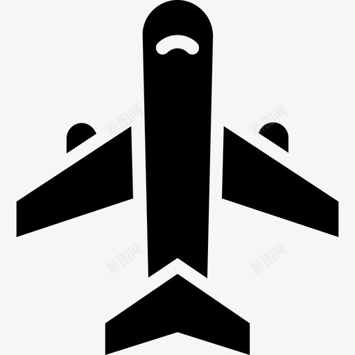 飞机空中客车客机图标svg_新图网 https://ixintu.com 客机 客机标志 空中客车 飞机