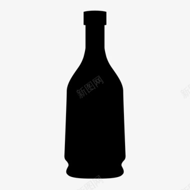 白酒酒瓶饮料图标图标