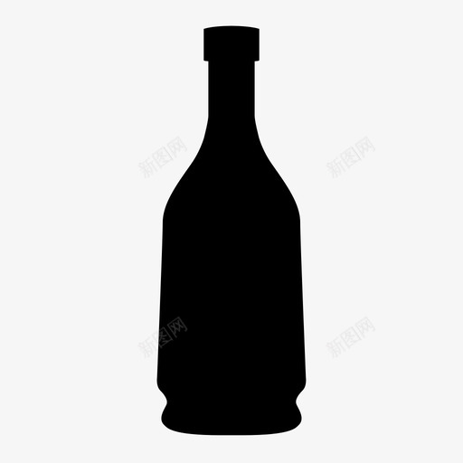 白酒酒瓶饮料图标svg_新图网 https://ixintu.com vsop 白兰地 白酒 轩尼诗 酒瓶 饮料