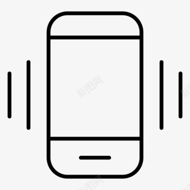 振动电话智能手机图标图标