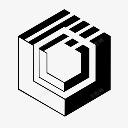 几何形式三维艺术图标svg_新图网 https://ixintu.com 三维 几何形式 几何形式三维 立方体 艺术 设计