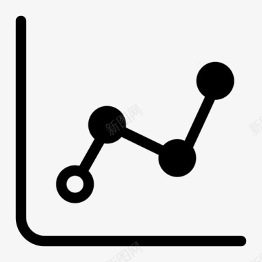图表分析增长图图标图标