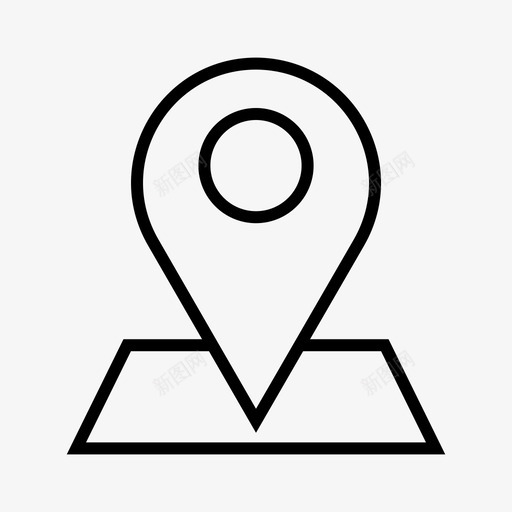 gps交货地点地图pin图标svg_新图网 https://ixintu.com gps 交货地点 包裹跟踪 地图pin 导航 物流和配送1