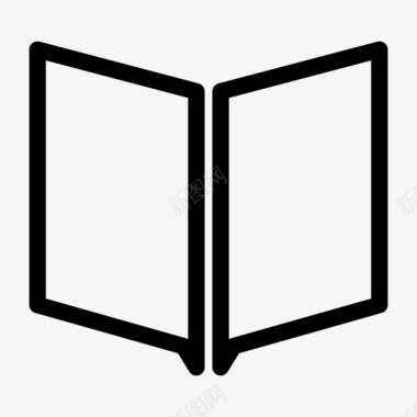 开卷读书上学图标图标