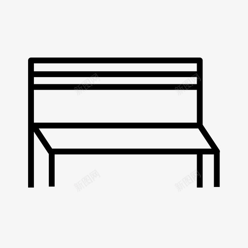 木制沙发长凳椅子图标svg_新图网 https://ixintu.com 家具 家具套装2 木制沙发 椅子 沙发套装 长凳