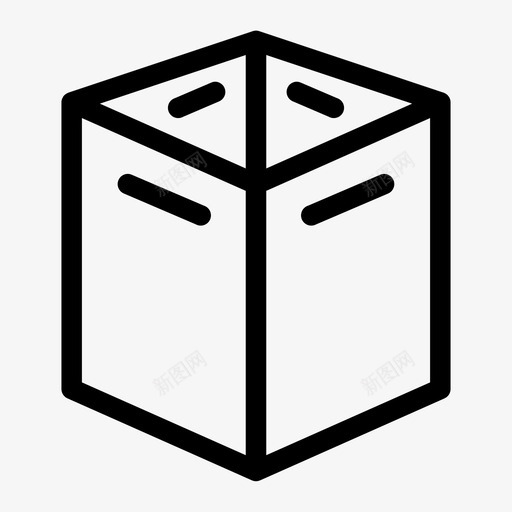 箱子纸箱移动图标svg_新图网 https://ixintu.com 储存 包装 移动 箱子 纸箱