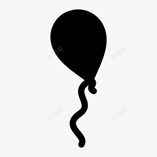 气球庆祝氦气球图标svg_新图网 https://ixintu.com 孩子们 庆祝 气球 氦气球