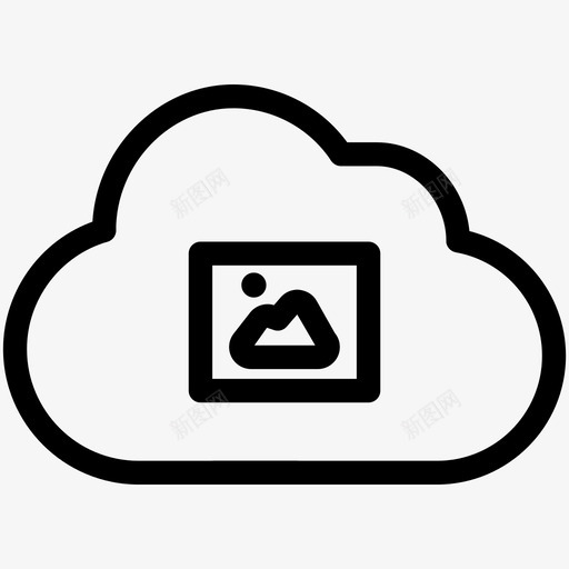 云图图像云图标svg_新图网 https://ixintu.com 云 云图 图像