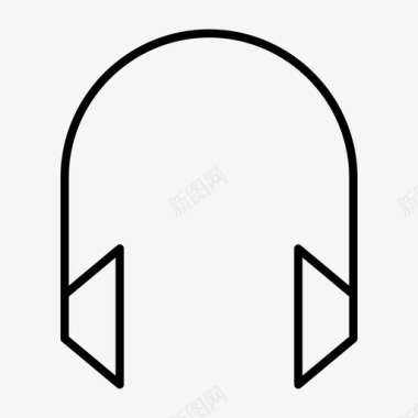 耳机音频听觉图标图标