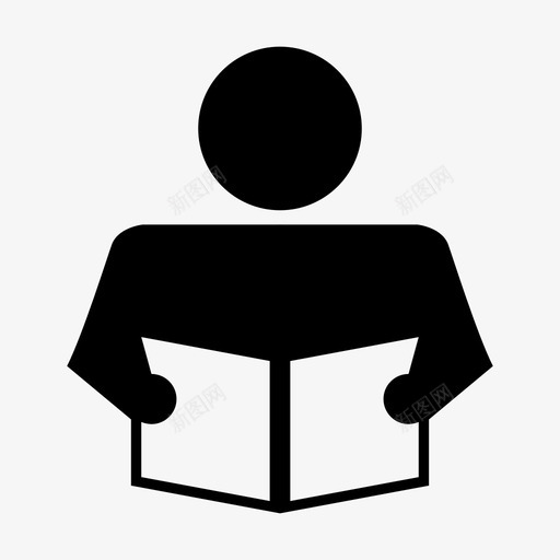 读书家庭作业学习图标svg_新图网 https://ixintu.com 学习 家庭作业 读书