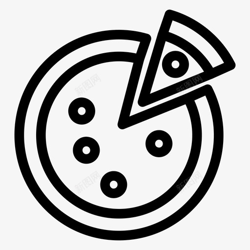 披萨厨师烹饪图标svg_新图网 https://ixintu.com 切片 厨师 披萨 烹饪 酒店 酒店和食品线图标