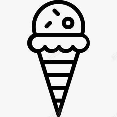 圣代冷冻食品冰淇淋图标图标