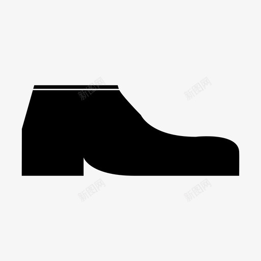 鞋靴子时装图标svg_新图网 https://ixintu.com 时装 皮鞋 靴子 鞋