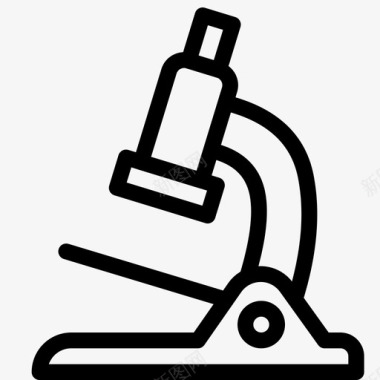 显微镜生物学检查图标图标