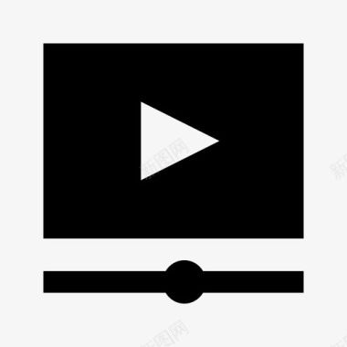 视频播放器电影媒体硬件网络网格图标图标