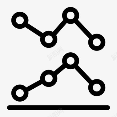 图表报告统计图标图标