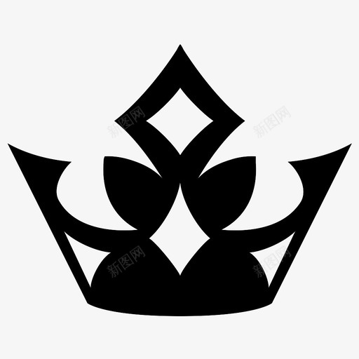 皇冠皇室形状图标svg_新图网 https://ixintu.com 形状 皇冠 皇室 象征
