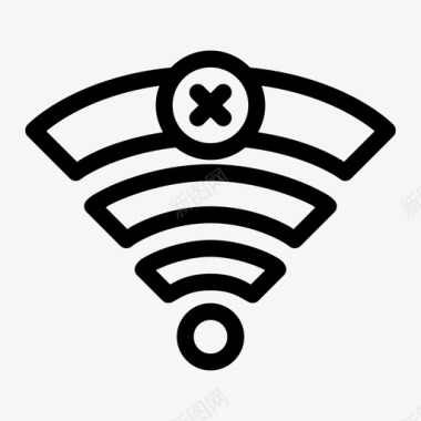 wifi离线错误互联网图标图标