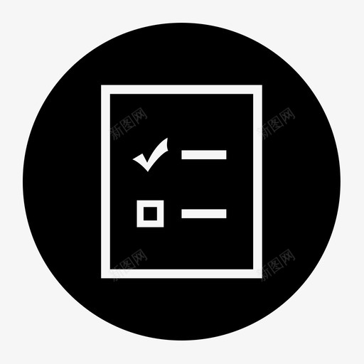 任务_iconsvg_新图网 https://ixintu.com 任务_icon