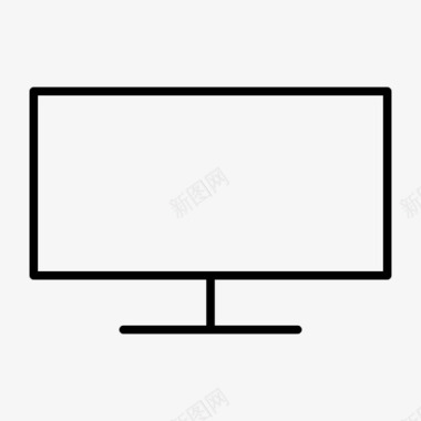 电脑显示器显示器硬件图标图标